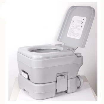 10L nešiojamas tualetas ligoninės ir namų naudojimo nuimamas lengva naudoti tualetinio plastiko vonios kambarys