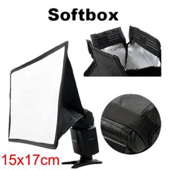 15cm x17cm 20cmx30cm Išorinės blykstės softbox mini difuzoriai 15x17 20x30