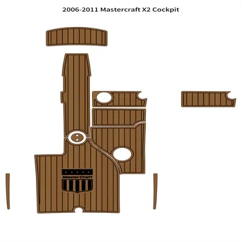 2006-2011 Mastercraft X2 Kabinos Padas Valtis EVA Putų Dirbtiniais Tiko Denio Grindų Kilimėlis
