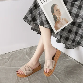 2022 naujas stilius sandalai vasarą ponios šlepetės butas šlepetės moterims 35-40 HY-021