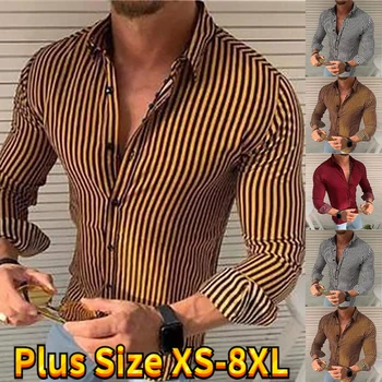 2023 Naujas Vyrų Klubas Šalies Megztinis Drabužiai Prabangūs Vintage Marškinėliai Vyrams, Atsitiktinis Negabaritinių Marškinėliai Mygtuką Viršūnes 3D Spausdinimo ilgomis Rankovėmis