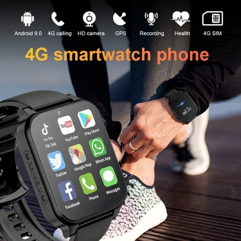 2023 Originalus 4G LTE Tinklo Smartwatch 4GB 64GB Android 9.0 1.99