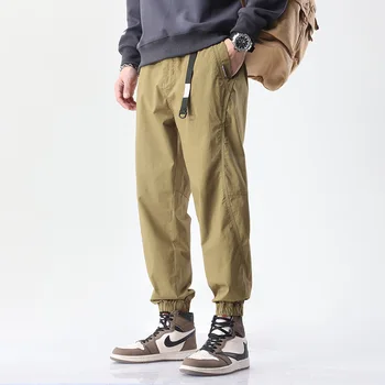 2023 Pavasario Mens Krovinių Kelnės Japonija Stiliaus Sporto Medvilnės Multi Pocket Plius Dydis Atsitiktinis Kelnės Vyrams Pantalon Streetwear