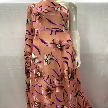 5 metrų! gražiausių Šilko, nėrinių Audinio Satino Suknelė Už naują atvykimo Afrikos šilko audinys geros kokybės LXE080103