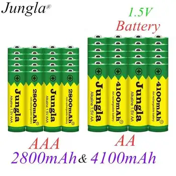 Batterie šarminių metalų Įkrovimo 1,5 V AA 4100 mAh + AAA 2800 mAh supilkite lampe Led, Mp3, nouveauté