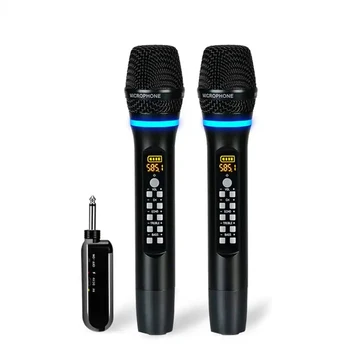 Belaidžių Įkrovimo Studija Mikrofon UHF Bevielis Mikrofonas Karaoke ECHO Microfone Sem Fio Nešiojamų Bevielis Mikrofonas