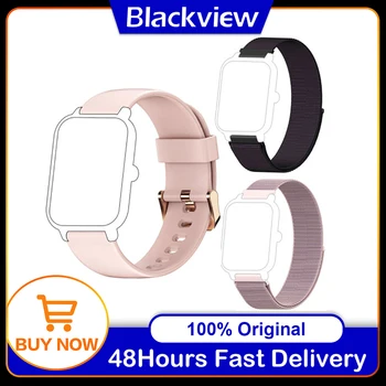 Blackview 2VNT 20mm Dirželis Žiūrėti Smartwatch Juosta Nailono Silikono Apyrankę Suderinama su IOWODO Blackview R3/R3Pro/X3Pro/R5/R2