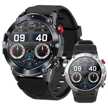 C21 Sporto Vandeniui Smart Watch Vyrų Antifrizas Stabdžių Smashing Atsparus Įbrėžimams, Bluetooth Balso Asistentas Smartwatch