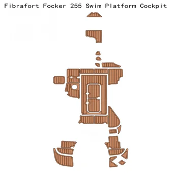 Fibrafort Focker 255 Plaukti Platforma Kabinos Valtis EVA Dirbtiniais Tiko Denio Grindų Padas