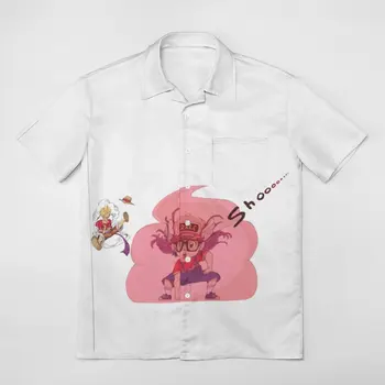 Grafinis Luffyer Ir Arale Pavarų Kakoti Trumpas Rankovėmis Marškinėliai T-shirts Pantdress Laisvalaikio Aukštos Kokybės JAV Dydis