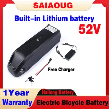 Hailong 52v Ebike Baterija 20ah 30ah 50ah Akumulator Bafang Obudowa Baterii Ebike Fietsen Electrisch Accu Lityum Pil Paketi