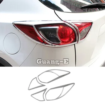 Karšto Pardavimo Mazda CX-5 CX5 2012 m. 2013 m. 2014 m. 2015 m. 2016 Automobilių Stilius Kūno ABS Chrome Apdaila užpakalinis Žibintas Galinis Atgal Rėmas Žibinto Dangtelį 4pcs
