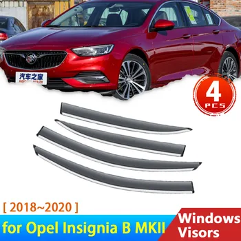 Kreiptuvai už Vauxhall Opel Insignia B MKII 2018~2019 2020 Acessories Automobilio Langą Skydelis Lietaus Antakių Apsaugai Auto Raštas Dangtis