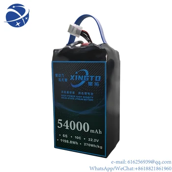 Leeuwenpak Kietojo Batterij 6S 22.2 V 54000Mah 10c Susitiko As150 As150u Xt90 Voor Industriële Drone Uav