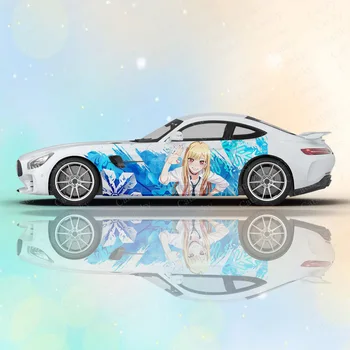 Mano Suknelė-Up Numylėtinis Anime Dizaino Automobilių Kėbulo Lipdukų Anime Itasha Vinilo Automobilių Pusėje Lipdukas Lipdukas Anime Automobilių Kėbulo Lipdukas