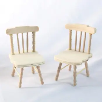 Mini Valgomojo Kėdė Mados Kolekcija Priedai, Lengvas, skirtas Dekoro Lėlių Kėdė Modeliavimas Maža Kėdė