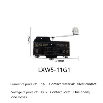 Minitype Mikro Jungiklis ribinis Jungiklis Micro Kelionės Jungiklis LXW5-11G1/G2/G3/Q1/Q2 15A 380V