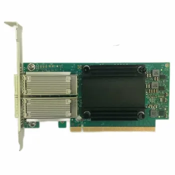 NAUJA Tinklo Adapterio Kortelės MCX556A-ECAT ConnectX-5 VPI 100GbE Dual-Port QSFP28 PCIe 3.0 x16 Tinklo Sąsajos Kortelės