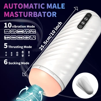 Naujas Vyras Protingas Čiulpti Visiškai Automatinis Teleskopinis Vibracijos Lėktuvo Taurės Tarimas Masturbator Suaugusiųjų Erotinių Produktų