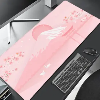 Nešiojamas Kompiuteris Rožinis Pelės Mygtukai Japonija Sakura Deskmat Xxl Kilimėlis Žaidėjus Klaviatūros Office Kilimų Žaidimų Priedai Deskpad