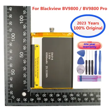 Originalus DK014 BV9800 Baterija 6580mAh Už Blackview BV9800 / BV9800 Pro BV9800Pro Aukštos Kokybės Telefonas Batteria+Sekimo numerį