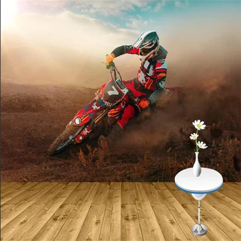 Pasirinktinis Dydis Kalnų Motociklo 3D Foto Tapetų Juostą Klubo Pramonės Dekoro Sienos Popieriaus Restoranas Papel De Parede 3d