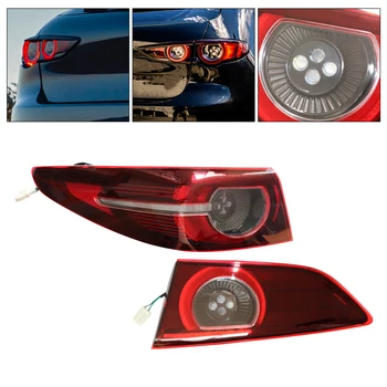 Pilnas LED galinius Žibintus Kairė+Teisė+Vidinis+Išorinis Mazda 3 Sedanas 2019-2021