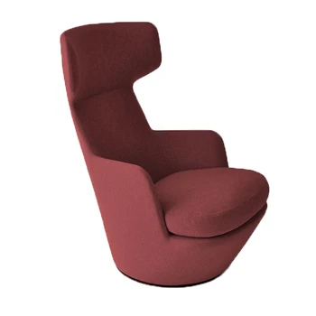 Pritaikytas Modernus Minimalistinio Šviesos Prabanga Net Raudona Gražus Pasukama Kėdė Italų Dizainerio Kūrybos Tuoji Stiliaus Atsitiktinis Formos