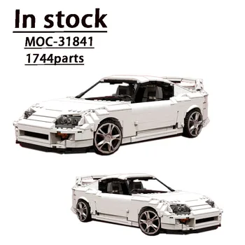 SS-31841 Portretų Balta Superautomobilį Asamblėjos Susiuvimo Blokai Modelis 1744Parts Blokai Vaikams Gimtadienio Užsakymą Žaislą Dovanų