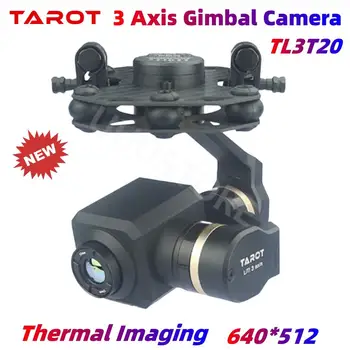 Taro 3 Krypties Brushless Gimbal Built-in 640*512 Terminio Vaizdo Kamera, 3-6S Input-S-Autobusų PWM Imtuvas Radijo Kontrolės TL3T20 Už UAV