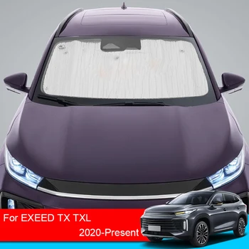 Už EXEED TX TXL 2020-2025 Automobilių Tentai nuo saulės UV Apsauga Šoninių Langų Užuolaidėlės nuo Saulės Pavėsyje Skydelis Priekinis Stiklas, Auto Priedai