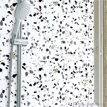 Vonios virtuvės tualeto grindų lipdukai vandeniui lipnios tapetų storio ir dėvėti, atsparus žemės anti-slip balkono plytelių