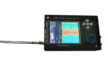 Vėliau PORTAPACK H2 + HACKRF VIENAS SDR Radijas + Sumaištį Firmware + 0.5 ppm TCXO GPS +3.2 colių Jutiklinis LCD ekranas + 1500mAh Baterija + Metalinis Atveju