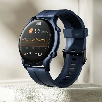 Y21 Sveikatos Kraujo Cukraus Smart Watch Vyrams 24 Valandų Širdies Smartwatch Žiūrėti Norma Vandeniui Sporto Apyrankės E8O5